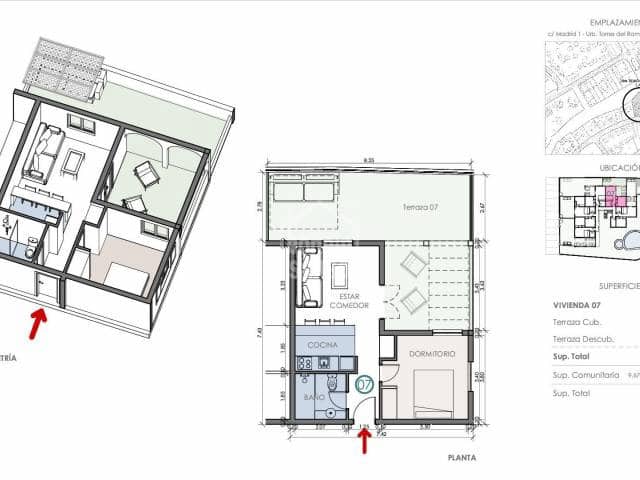 1 sovrum Strandlägenhet till salu i Ciutadella, Ciutadella de Menorca med pool - 255 000 € (Ref: 9046489)