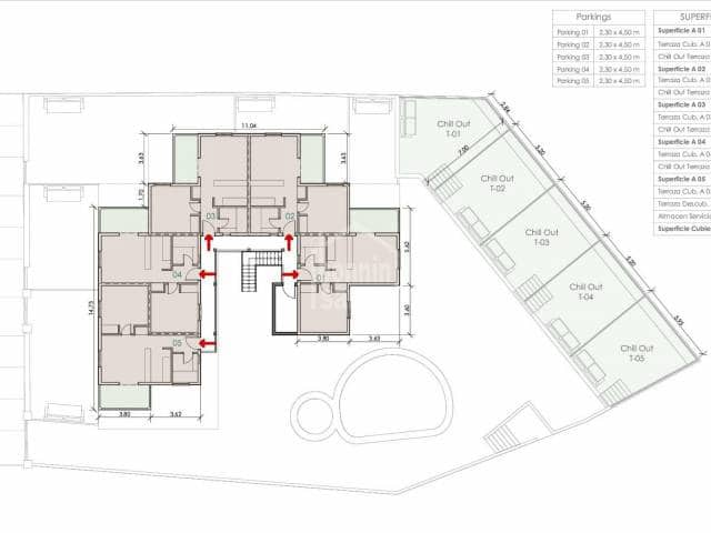 1 sypialnia Apartament przy plaży na sprzedaż w Ciutadella de Menorca z basenem - 295 000 € (Ref: 9108210)