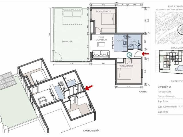 1 sypialnia Apartament przy plaży na sprzedaż w Ciutadella de Menorca z basenem - 295 000 € (Ref: 9108210)