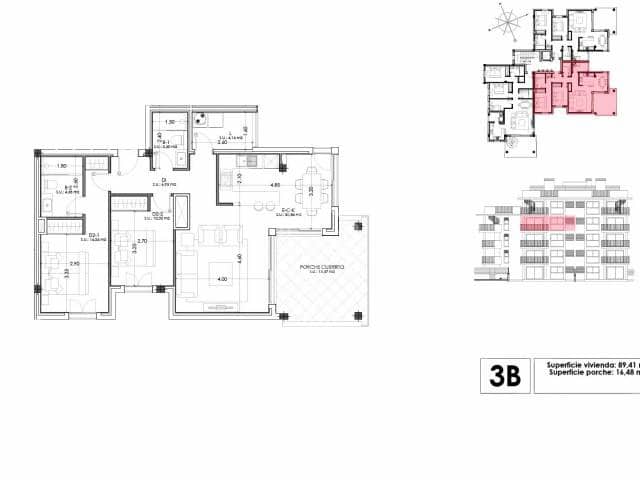 Apartamento Playa de 2 habitaciones en Sant Llorenç des Cardassar en venta con piscina garaje - 481.000 € (Ref: 9144624)