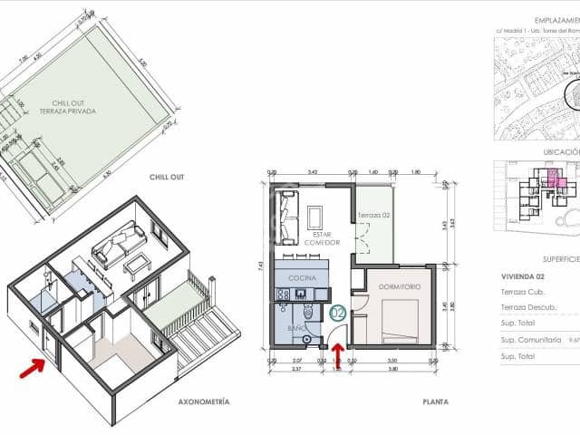 1 camera da letto Appartamento sulla Spiaggia in vendita in Ciutadella, Ciutadella de Menorca con piscina - 240.000 € (Rif: 9343801)