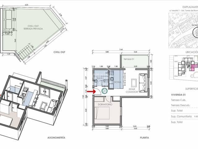 1 sovrum Strandlägenhet till salu i Ciutadella, Ciutadella de Menorca med pool - 240 000 € (Ref: 9343802)