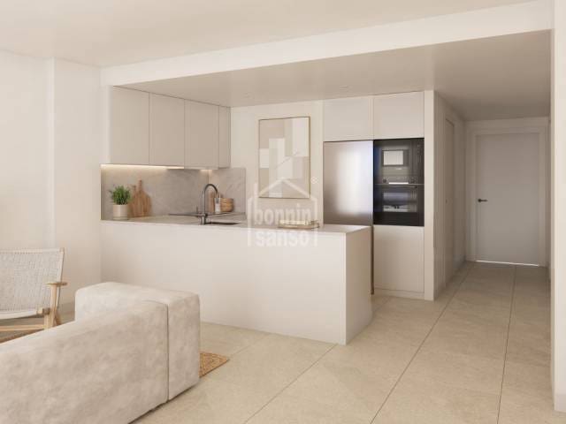 2 quarto Apartamento de Praia para venda em Es Castell com piscina - 320 000 € (Ref: 9897372)