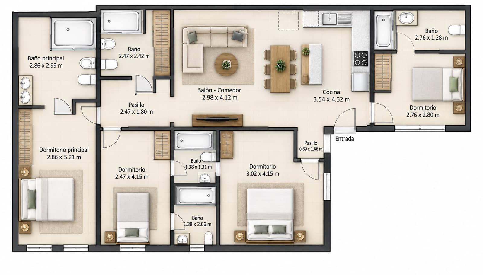4 Zimmer Apartment zu verkaufen in Costa Adeje mit Pool - 375.000 € (Ref: 10085226)