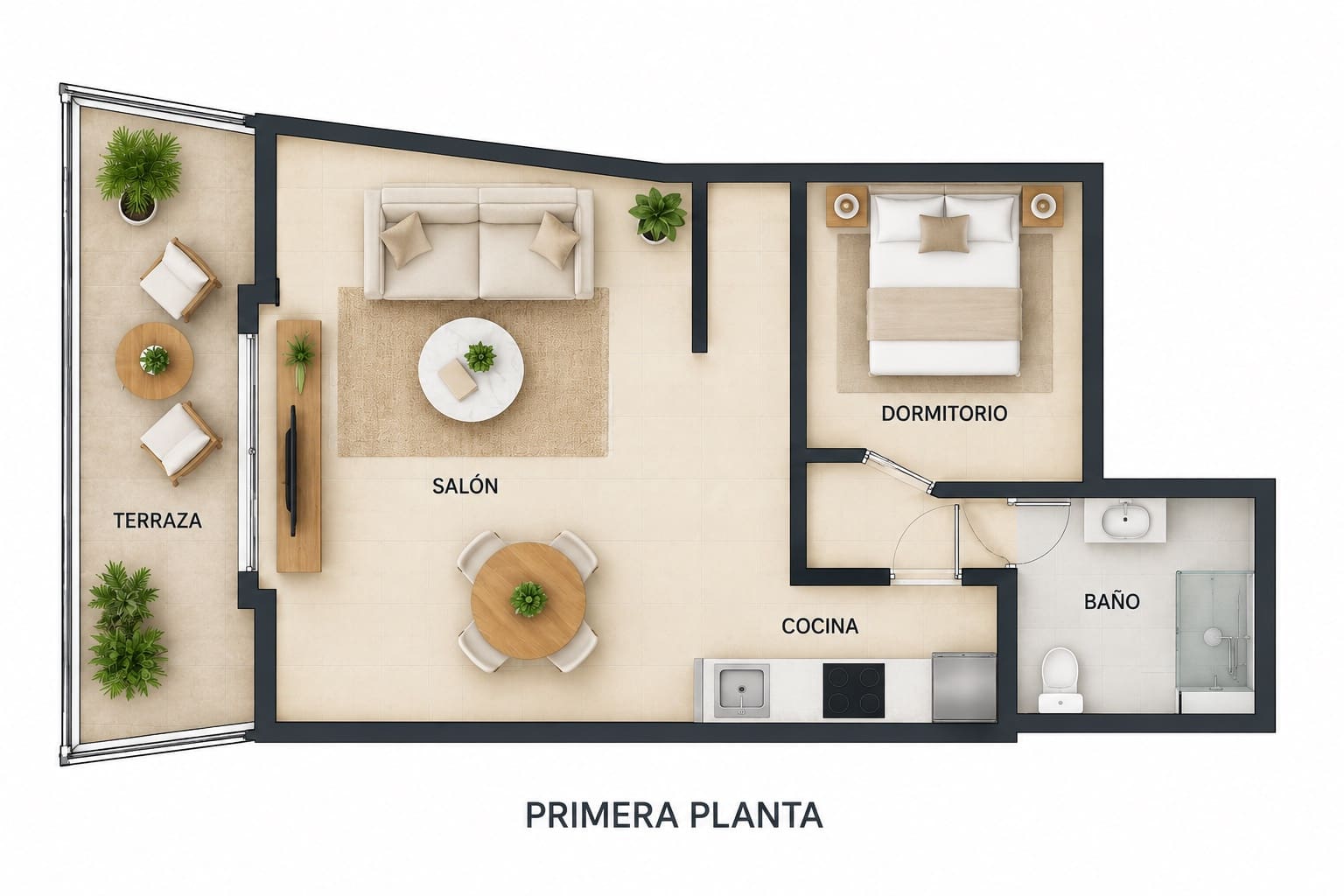 3 quarto Bungalow para venda em Costa Adeje com piscina - 899 000 € (Ref: 10100878)