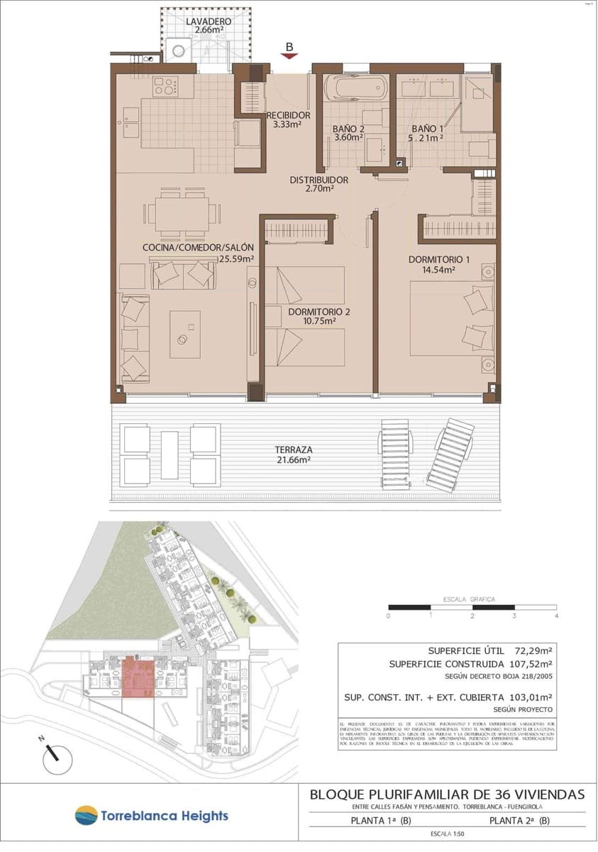 2 sypialnia Apartament na sprzedaż w Fuengirola z basenem garażem - 455 000 € (Ref: 9355326)