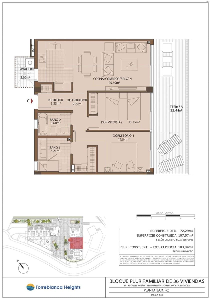 2 sypialnia Apartament na sprzedaż w Fuengirola z basenem garażem - 455 000 € (Ref: 9355326)