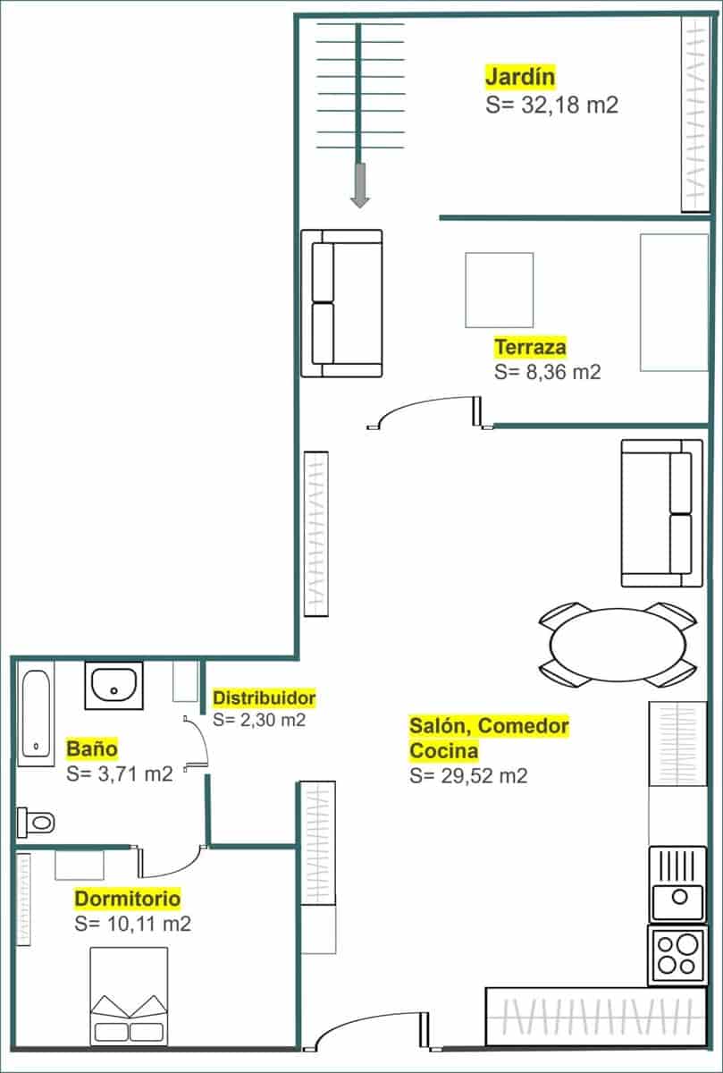 1 soverom Leilighet til salgs i El Faro med svømmebasseng garasje - € 243 900 (Ref: 9912472)