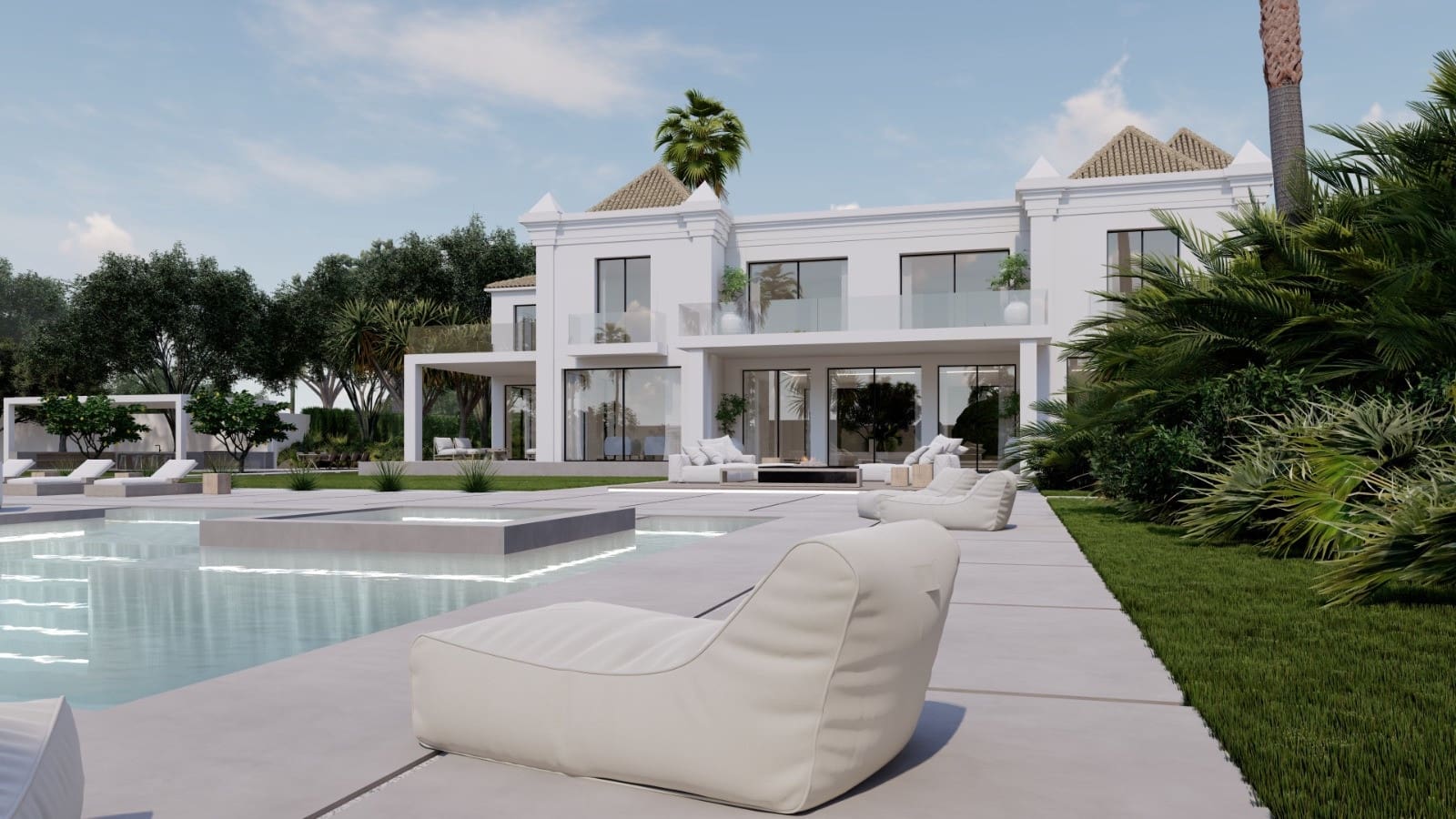 8 sypialnia Willa na sprzedaż w El Paraiso z basenem garażem - 13 500 000 € (Ref: 10185406)