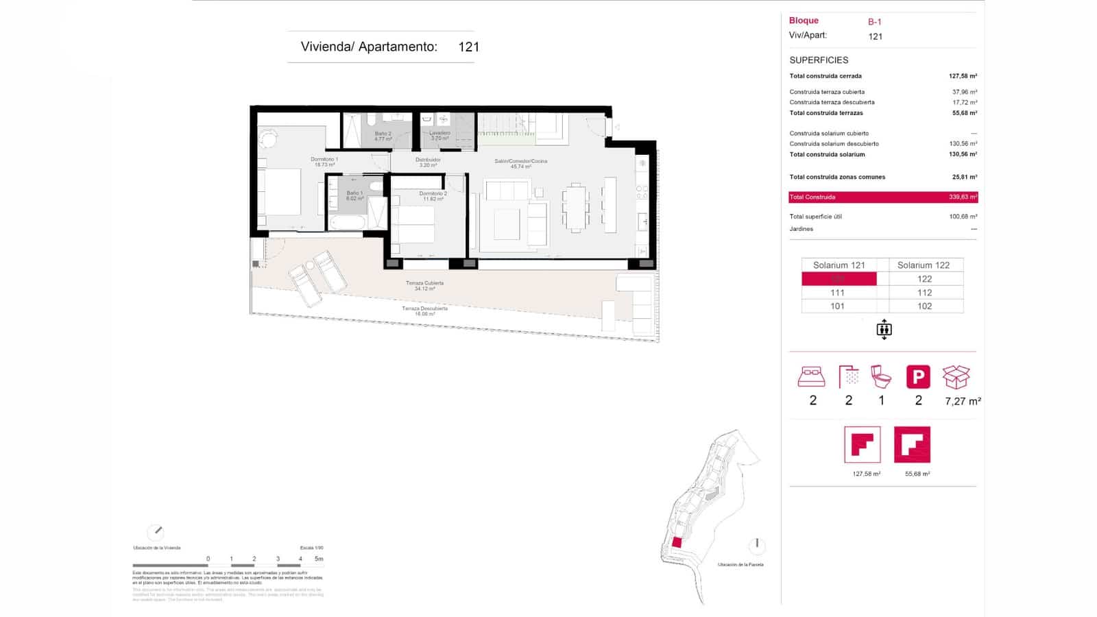 2 Zimmer Penthouse zu verkaufen in La Quinta mit Pool Garage - 1.540.000 € (Ref: 10186514)