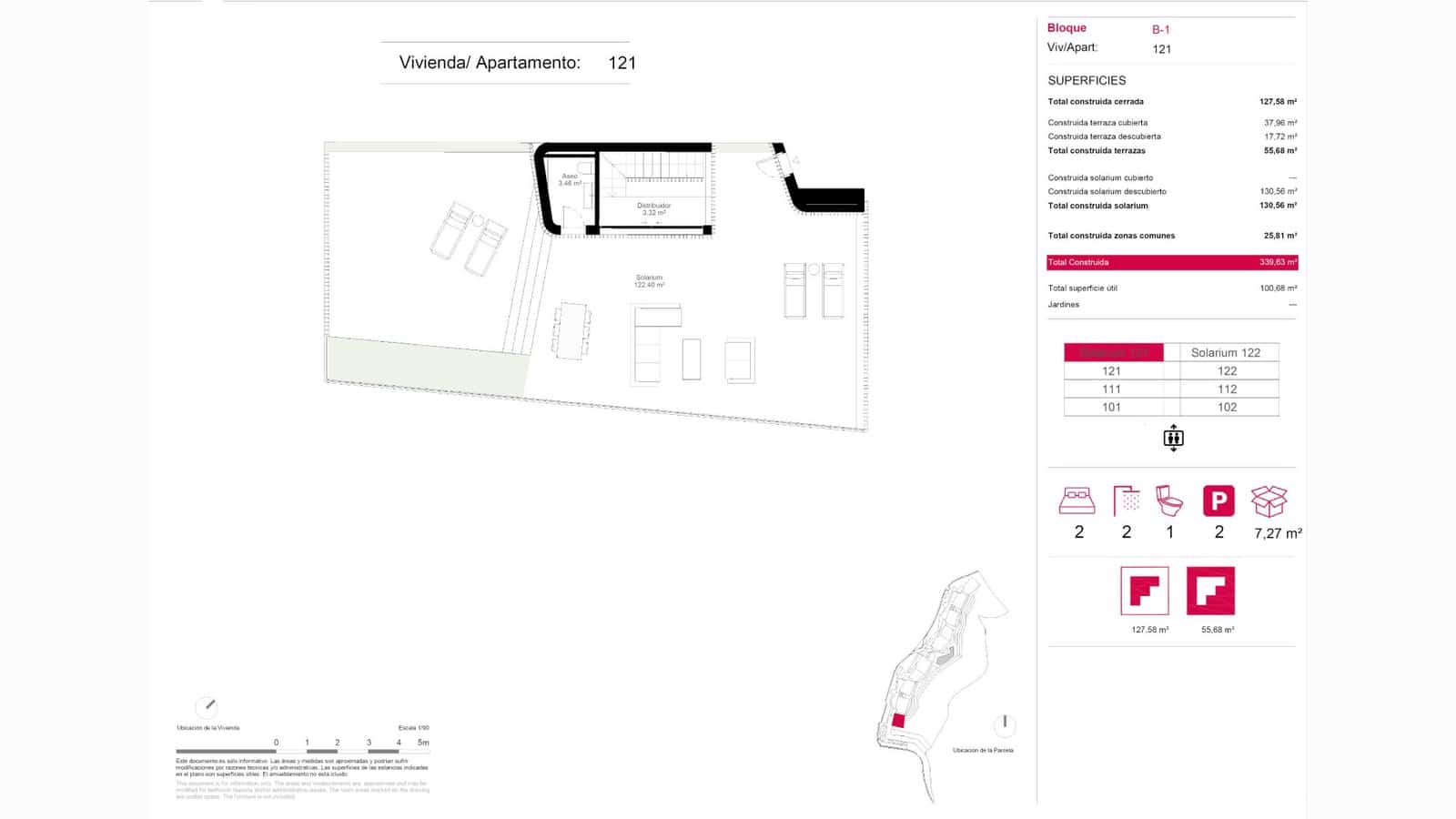 2 Zimmer Penthouse zu verkaufen in La Quinta mit Pool Garage - 1.540.000 € (Ref: 10186514)