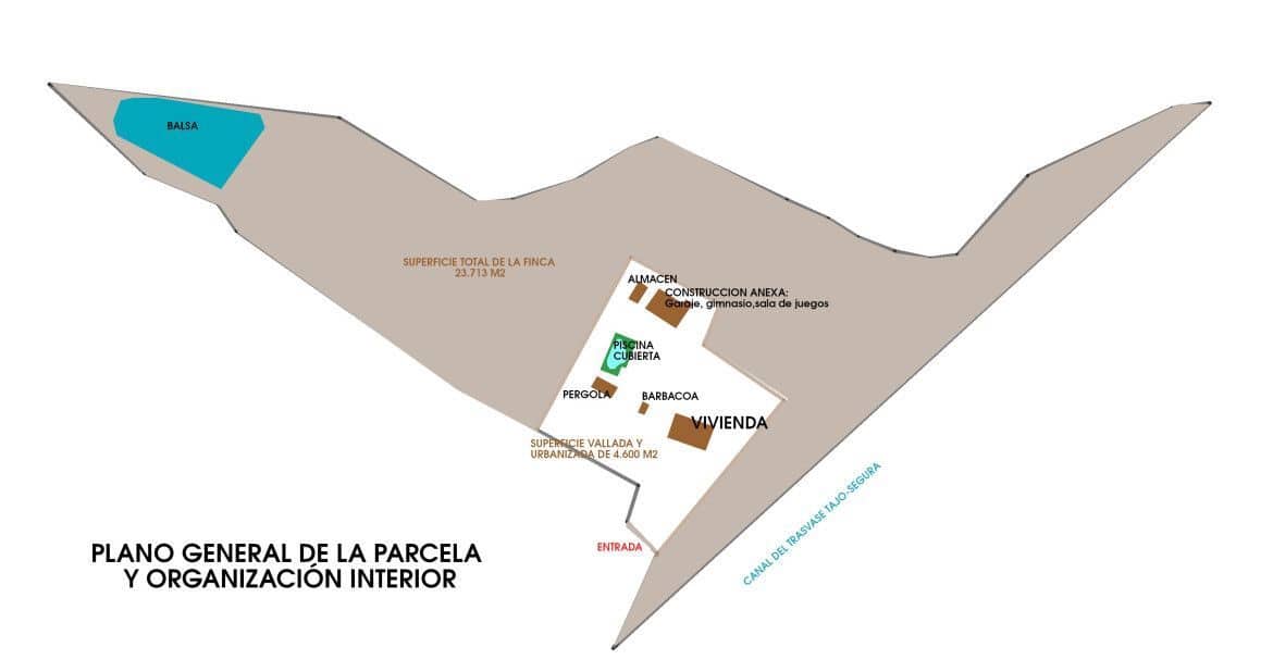 5 soveværelse Villa til salg i Fortuna med swimmingpool garage - € 494.999 (Ref: 8824601)