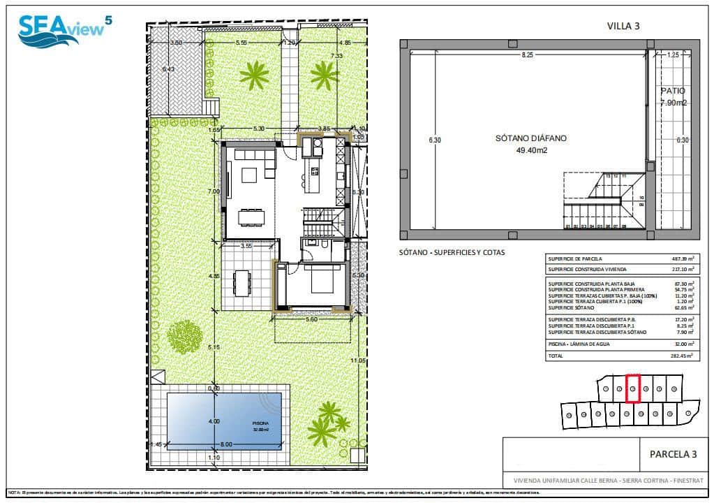 Chalet de 3 habitaciones en Finestrat en venta con piscina garaje - 1.195.000 € (Ref: 10173979)