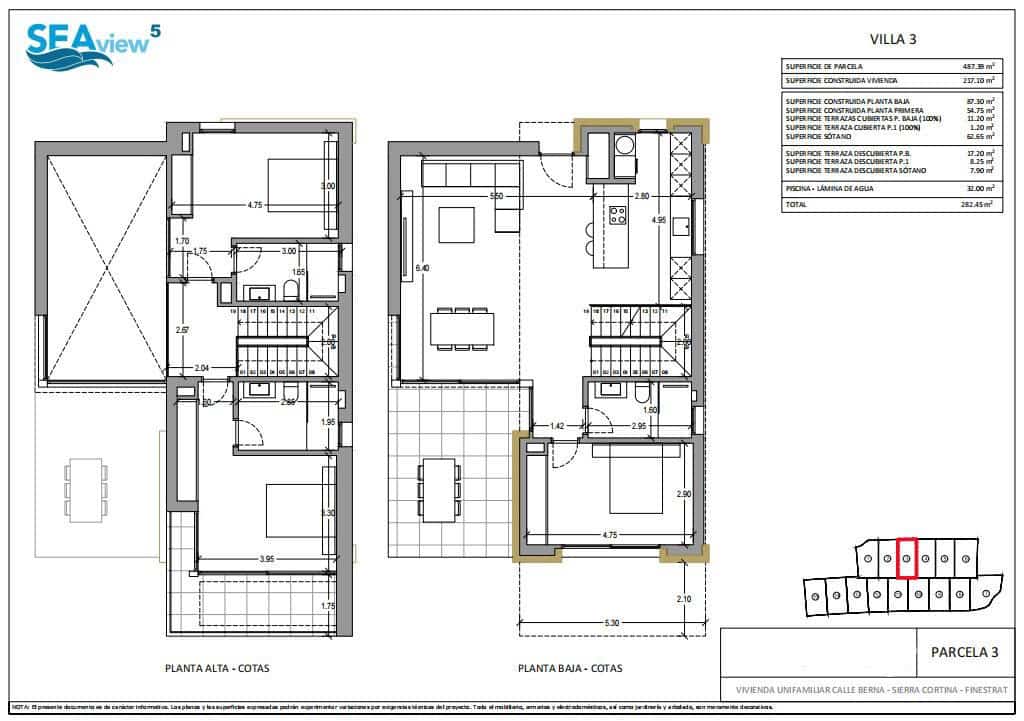 Chalet de 3 habitaciones en Finestrat en venta con piscina garaje - 1.195.000 € (Ref: 10173979)