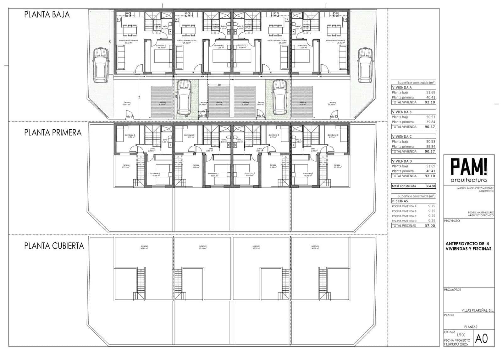 3 soveværelse Rækkehus til salg i Pilar de la Horadada med swimmingpool - € 285.000 (Ref: 9169495)