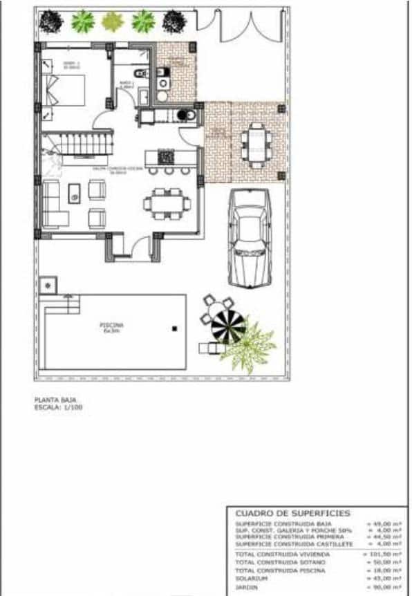 3 bedroom Villa for sale in Los Montesinos with garage - € 780,000 (Ref: 9398465)