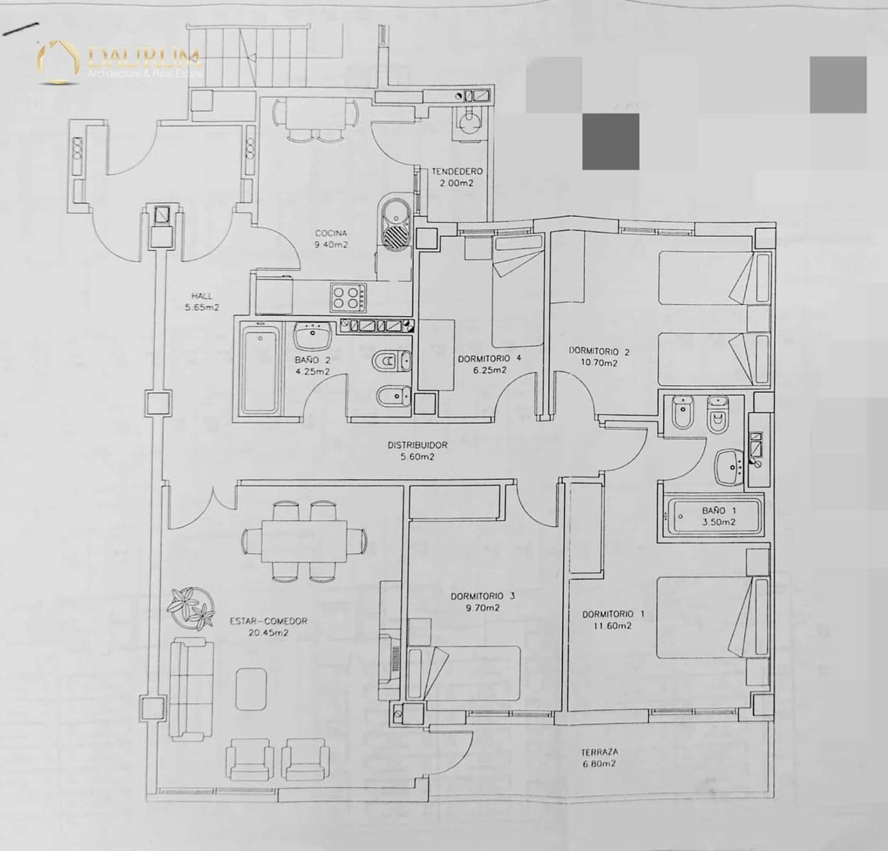 4 sypialnia Mieszkanie na sprzedaż w Miasto Malaga z basenem garażem - 440 000 € (Ref: 9344121)