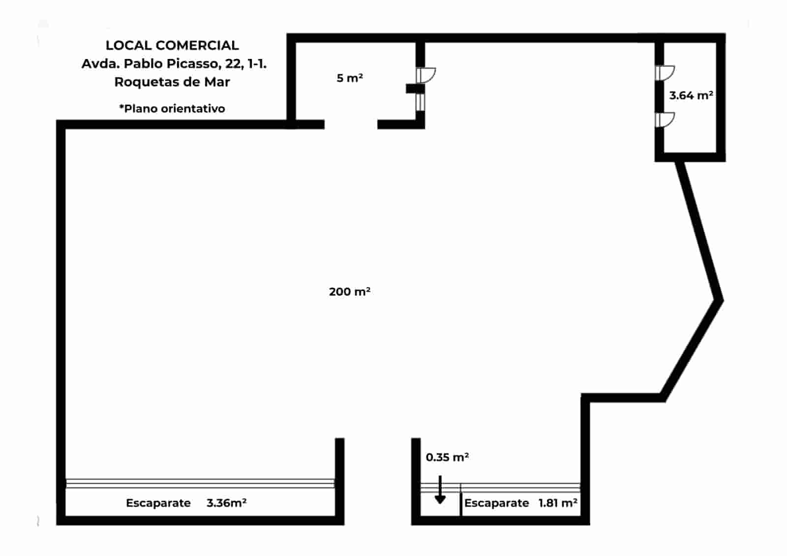 Comercial para venda em Roquetas de Mar - 212 000 € (Ref: 8973323)