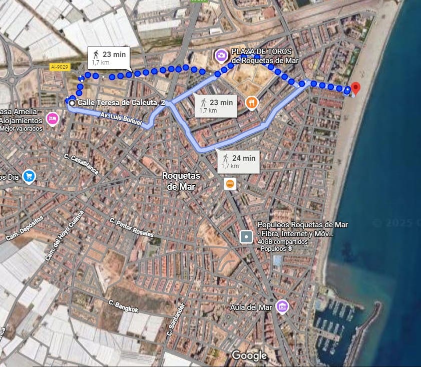 1 sypialnia Mieszkanie do wynajęcia w Roquetas de Mar - 530 € (Ref: 9200161)