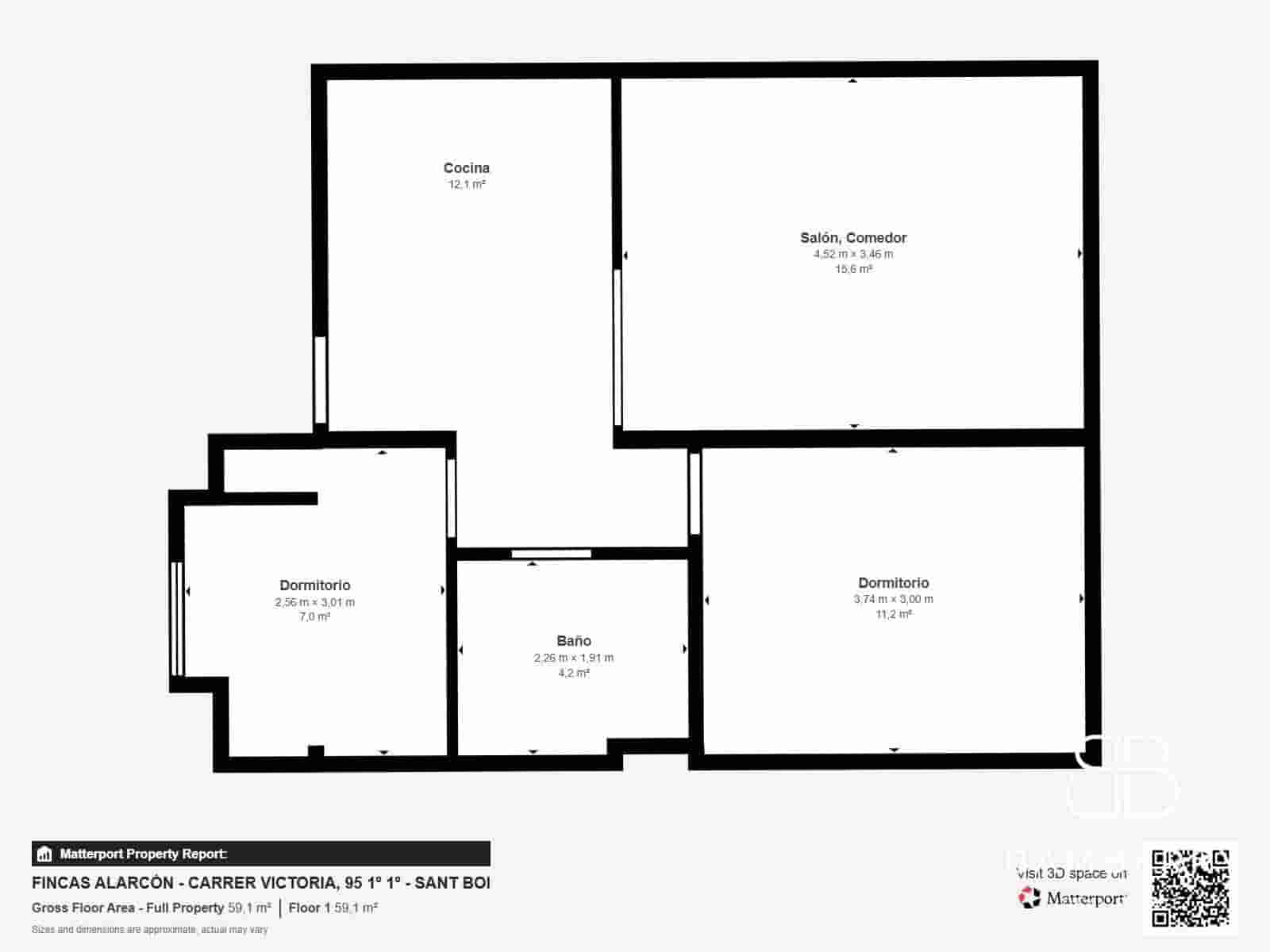 2 sypialnia Mieszkanie na sprzedaż w Sant Boi de Llobregat - 279 000 € (Ref: 10044877)