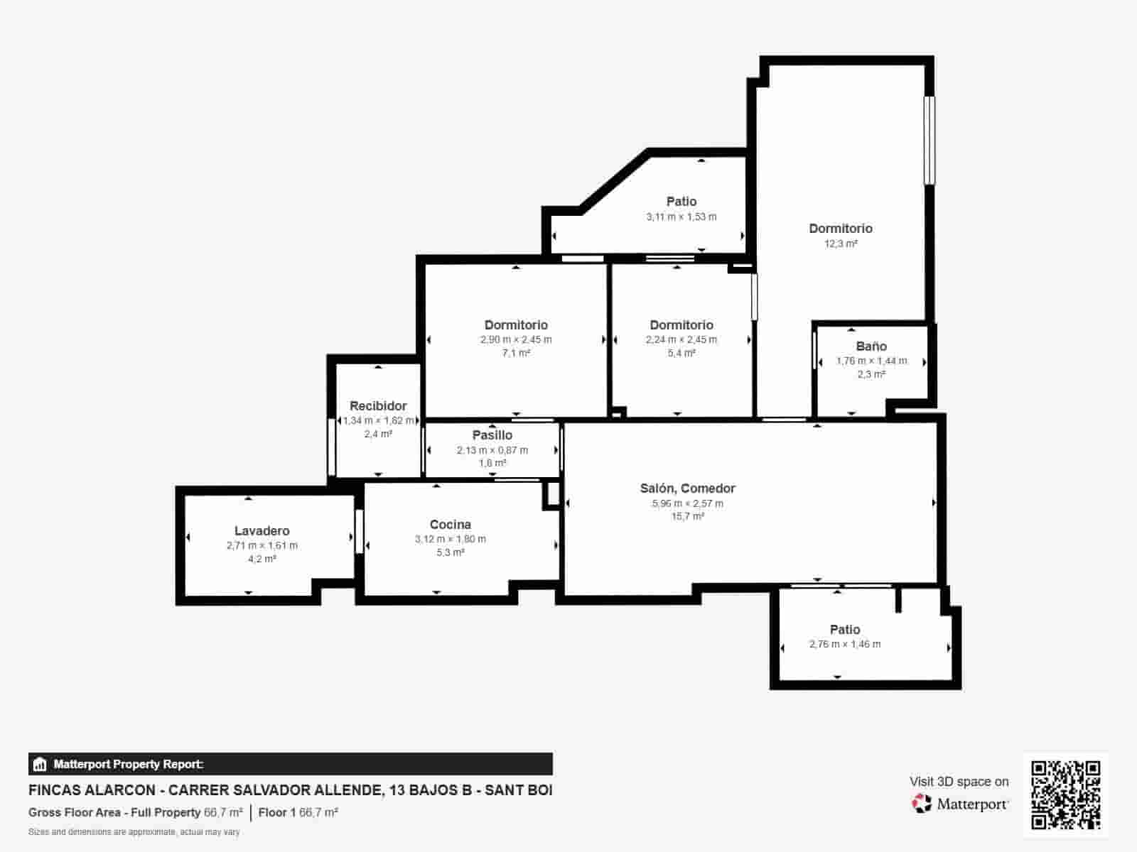 3 Zimmer Wohnung zu verkaufen in Sant Boi de Llobregat - 249.000 € (Ref: 9998846)