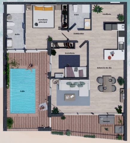 2 chambre Appartement à vendre à Almuñécar avec piscine garage - 325 000 € (Ref: 10023041)