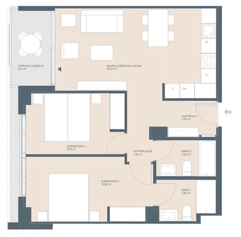 2 soveværelse Lejlighed til salg i Montgó - Ermita, Javea / Xàbia med swimmingpool - € 340.000 (Ref: 8861378)