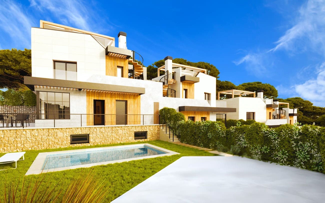 3 soverom Kjedet enebolig til salgs i Polop med svømmebasseng garasje - € 488 125 (Ref: 8863139)