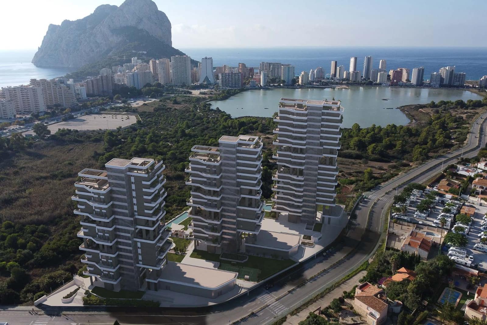 3 makuuhuone Huoneisto myytävänä paikassa Calpe / Calp mukana uima-altaan 
autotalli - 877 000 € (Ref: 8976097)