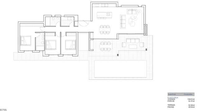 3 soveværelse Villa til salg i Calpe / Calp med swimmingpool - € 1.190.000 (Ref: 9164084)