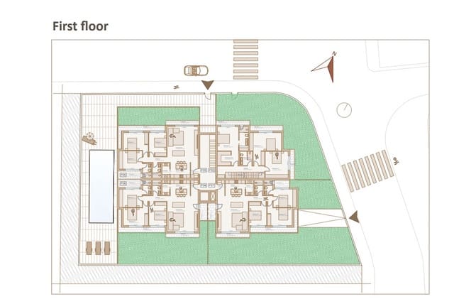 Apartamento de 3 habitaciones en Centro ciudad, Javea / Xàbia en venta con piscina - 428.000 € (Ref: 9239316)
