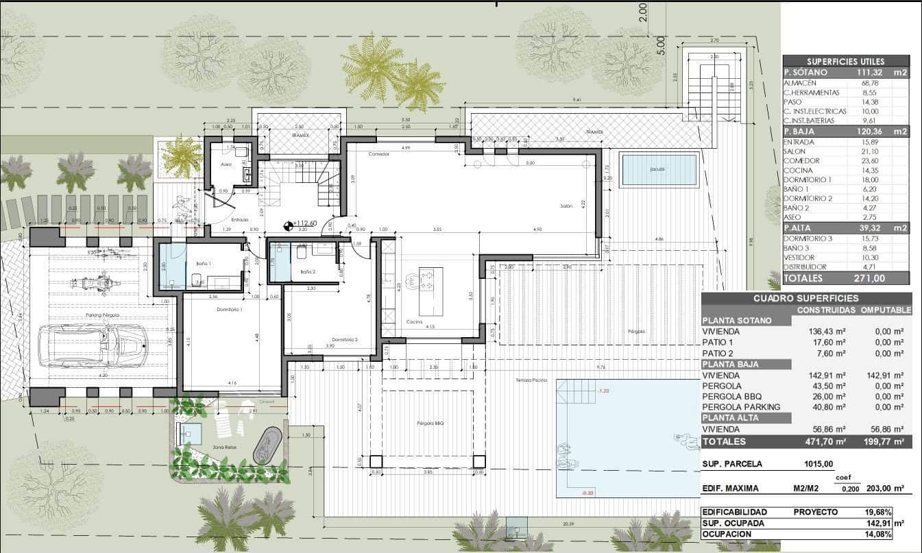 3 makuuhuone Huvila myytävänä paikassa Javea / Xabia mukana uima-altaan - 1 749 000 € (Ref: 9761065)