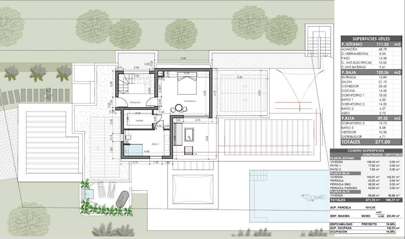 3 makuuhuone Huvila myytävänä paikassa Javea / Xabia mukana uima-altaan - 1 749 000 € (Ref: 9761065)