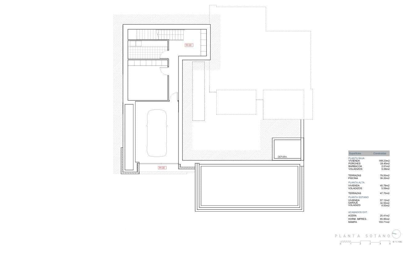 3 soverom Villa til salgs i Benissa med svømmebasseng garasje - € 1 890 000 (Ref: 9761081)