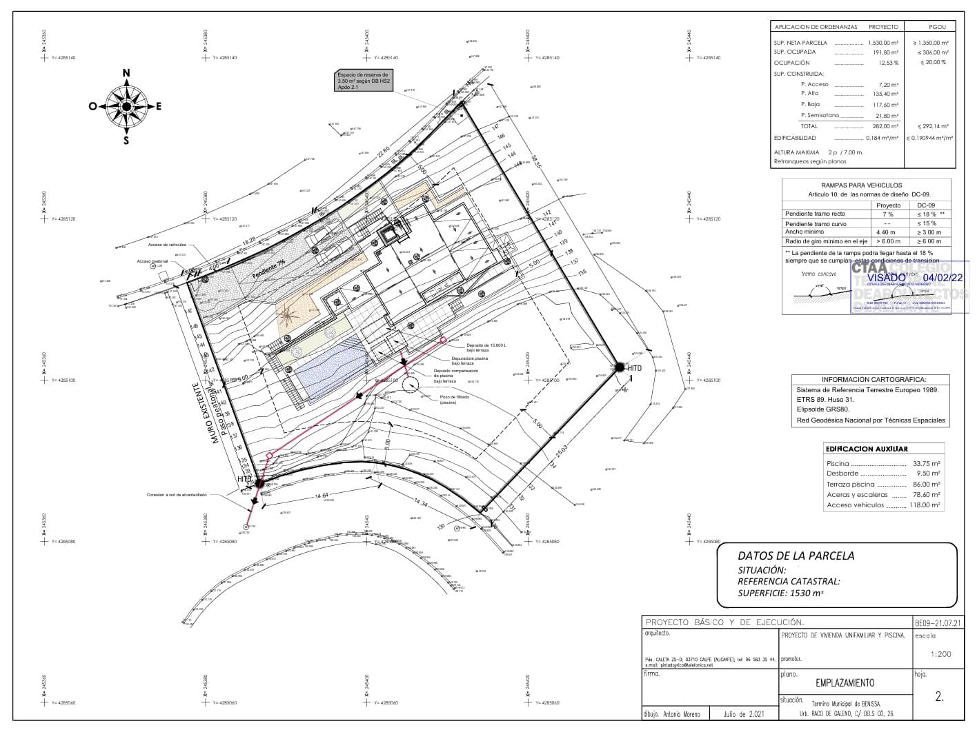 4 soverom Villa til salgs i Benissa med svømmebasseng - € 2 450 000 (Ref: 9761103)