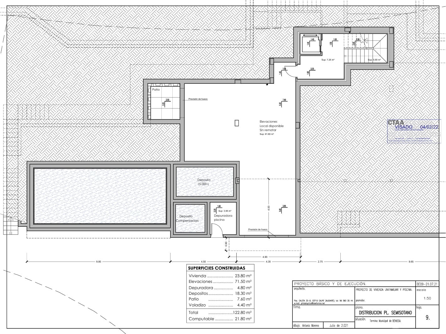 4 soverom Villa til salgs i Benissa med svømmebasseng - € 2 450 000 (Ref: 9761103)