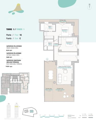 3 Zimmer Apartment zu verkaufen in Pueblo, Calpe / Calp mit Pool Garage - 650.000 € (Ref: 9761122)