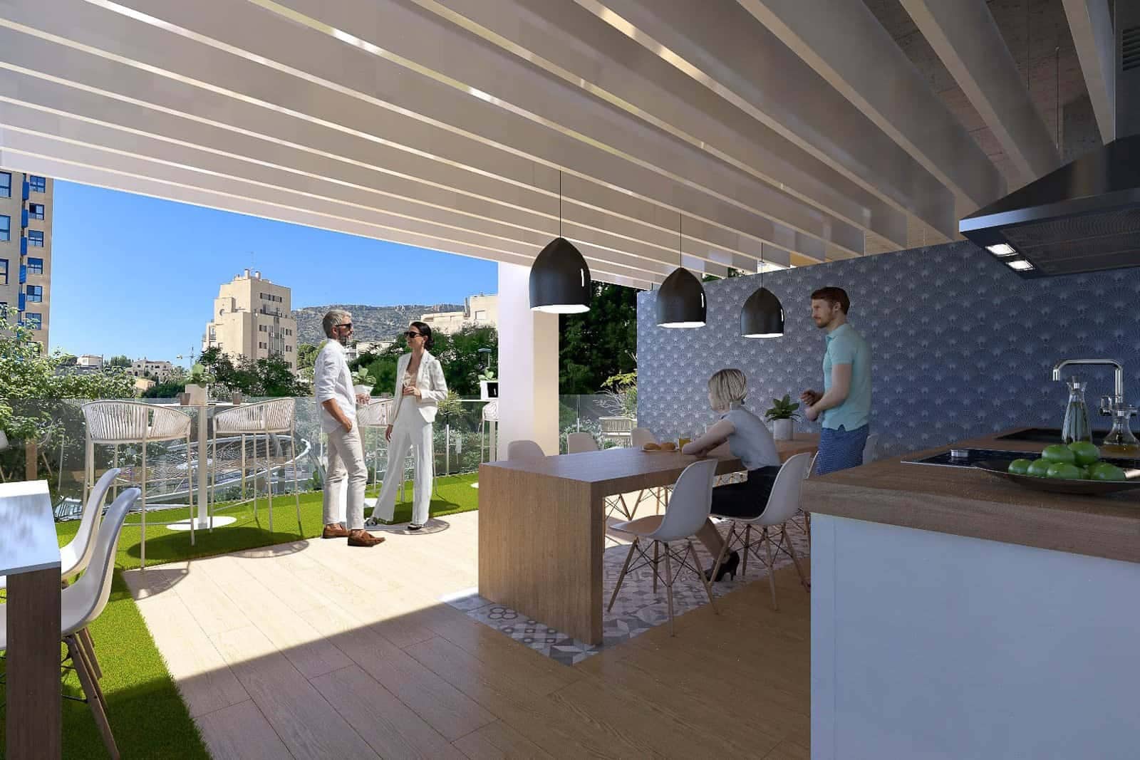 3 chambre Appartement à vendre à Calpe / Calp avec piscine garage - 479 000 € (Ref: 9761127)
