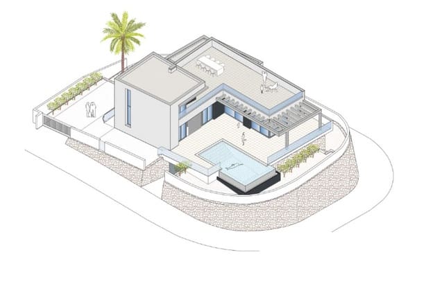 3 quarto Moradia para venda em Benimeit - Tabaira, Teulada-Moraira com piscina garagem - 2 250 000 € (Ref: 9761129)