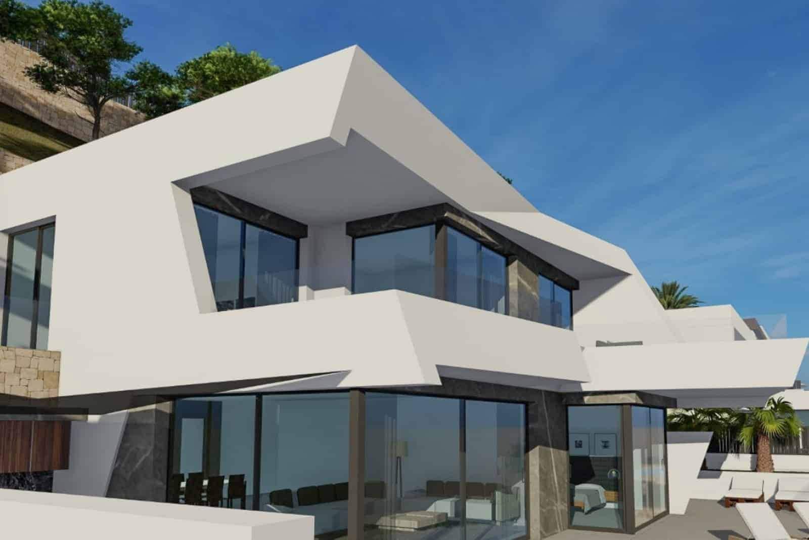 Chalet de 4 habitaciones en Calpe / Calp en venta con piscina - 1.690.000 € (Ref: 9761131)