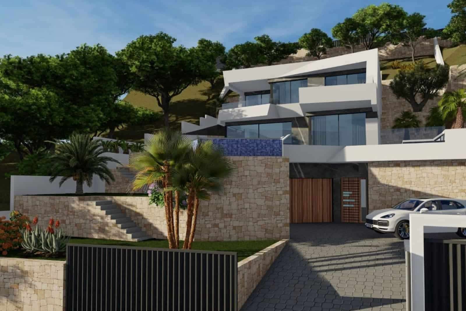 Chalet de 4 habitaciones en Calpe / Calp en venta con piscina - 1.690.000 € (Ref: 9761131)