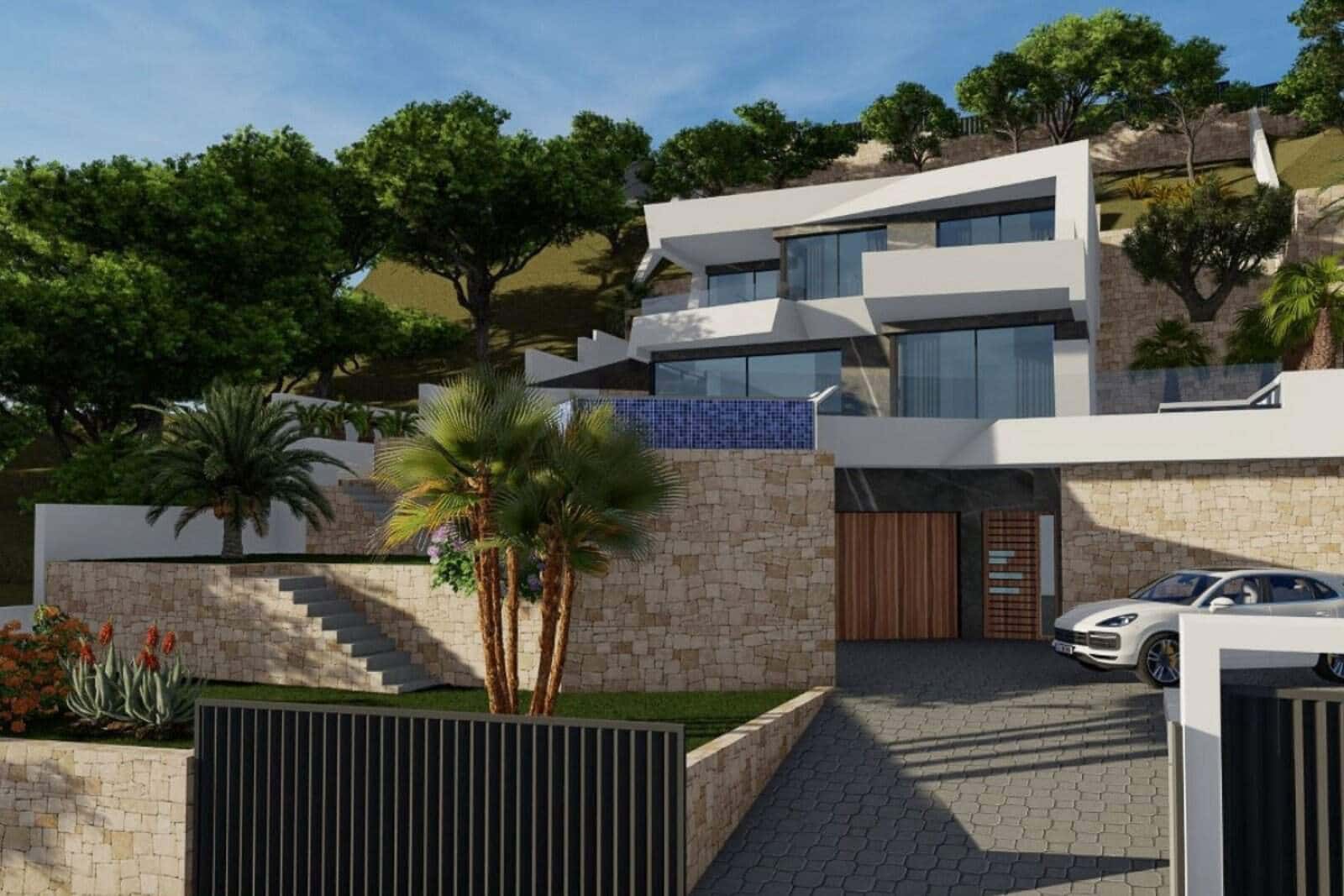 Chalet de 4 habitaciones en Calpe / Calp en venta con piscina - 1.690.000 € (Ref: 9761131)