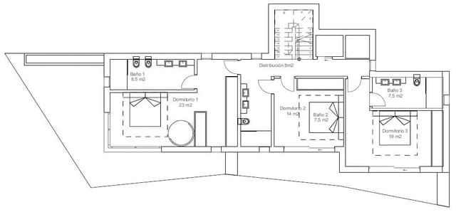 4 quarto Moradia para venda em Partida Tosal - Zona del Castellans, Javea / Xàbia com piscina - 1 575 000 € (Ref: 9761243)