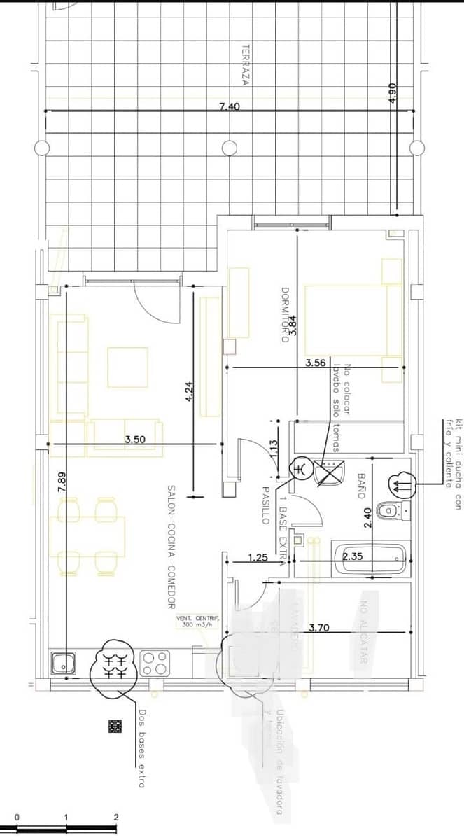 1 makuuhuone Huoneisto myytävänä paikassa Los Abrigos mukana uima-altaan 
autotalli - 340 000 € (Ref: 9806173)