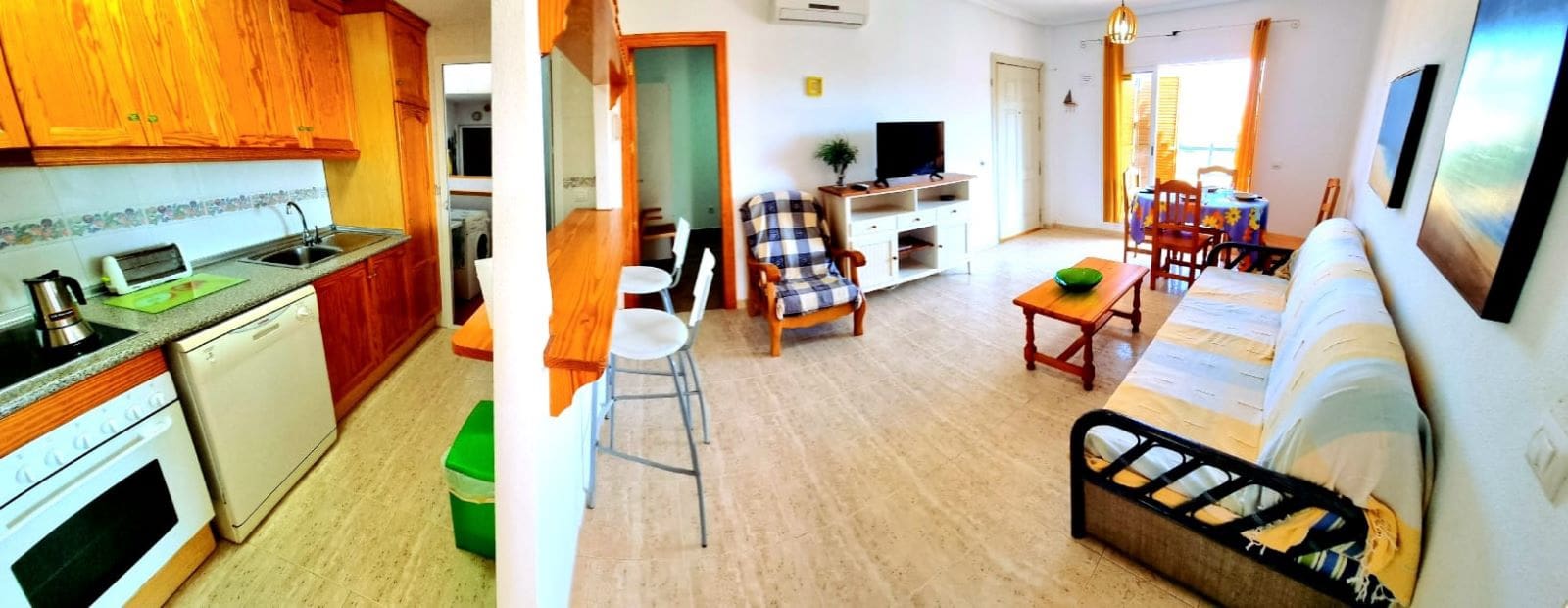 2 makuuhuone Ranta-asunto vuokrattavana paikassa Vera mukana uima-altaan 
autotalli - 600 € (Ref: 9467604)