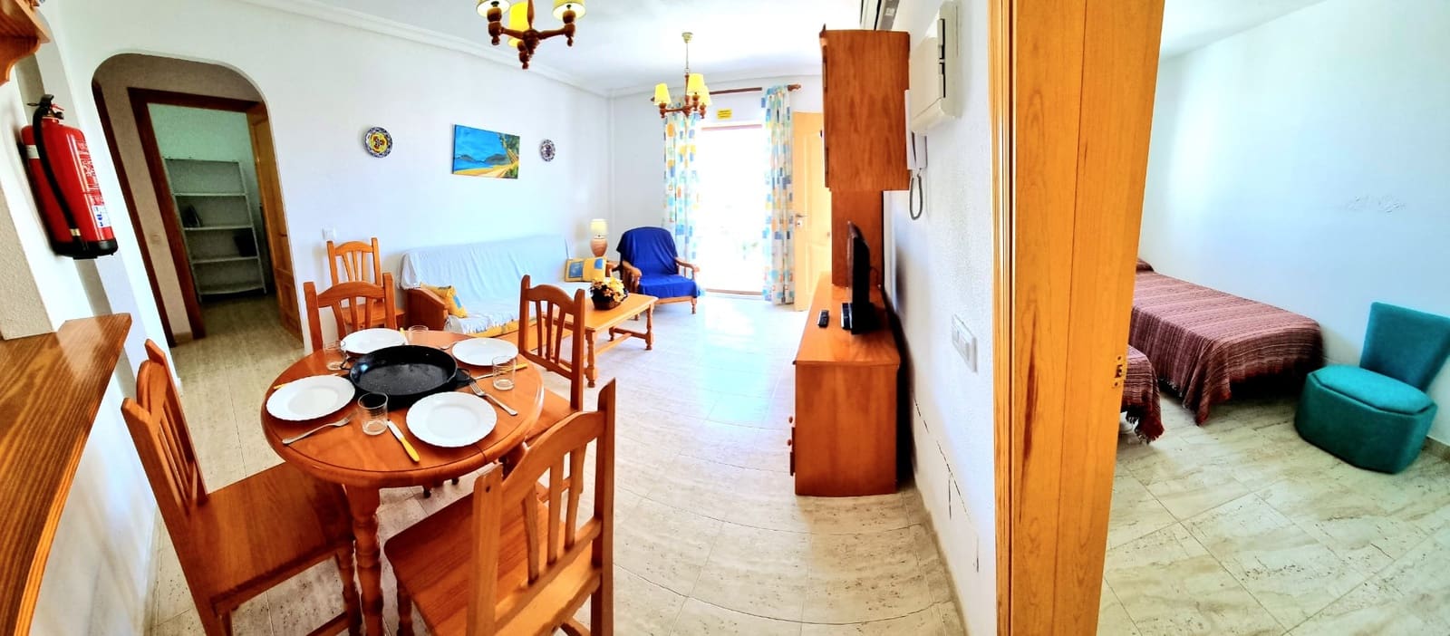 2 bedroom Beach Apartment for rent in Vera with pool garage - € 600 (Ref: 9543899)