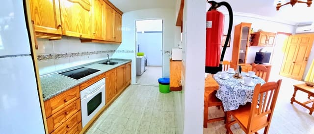 2 Zimmer Strandapartment zu vermieten in El Playazo, Vera mit Pool Garage - 750 € (Ref: 9602691)