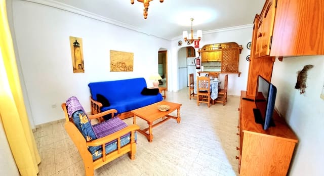 2 Zimmer Strandapartment zu vermieten in El Playazo, Vera mit Pool Garage - 750 € (Ref: 9602691)