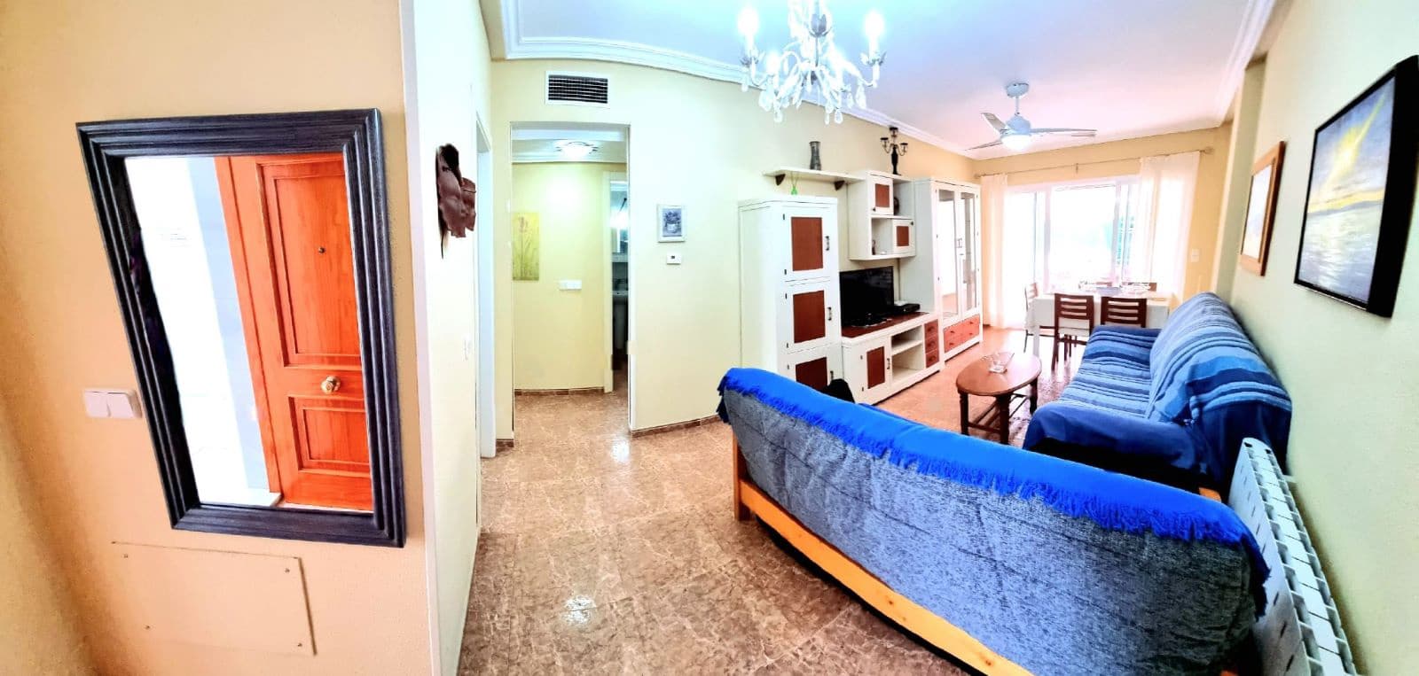 2 slaapkamer Strandappartement te huur in Vera met zwembad garage - € 700 (Ref: 9930024)