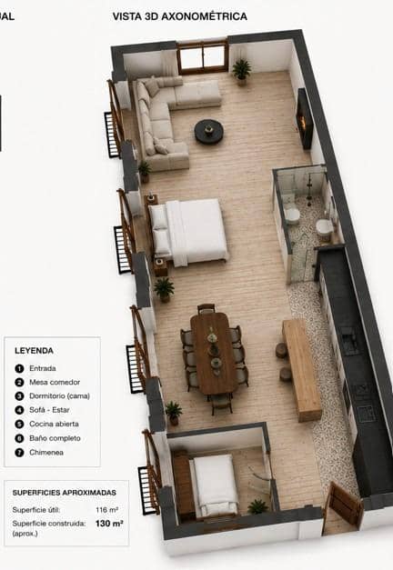 2 bedroom Penthouse for sale in Ugijar - € 109,000 (Ref: 10027460)